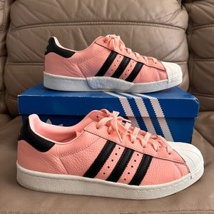 Men’s adidas Superstar BB2731 Pink black 10.5 (10 1/2) Hazcor/cblack/owhite